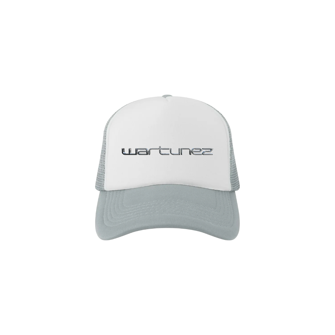 Grey Chrome Trucker
