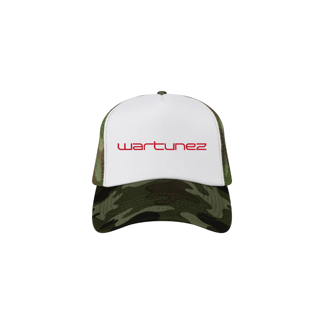 Camo And Red Trucker