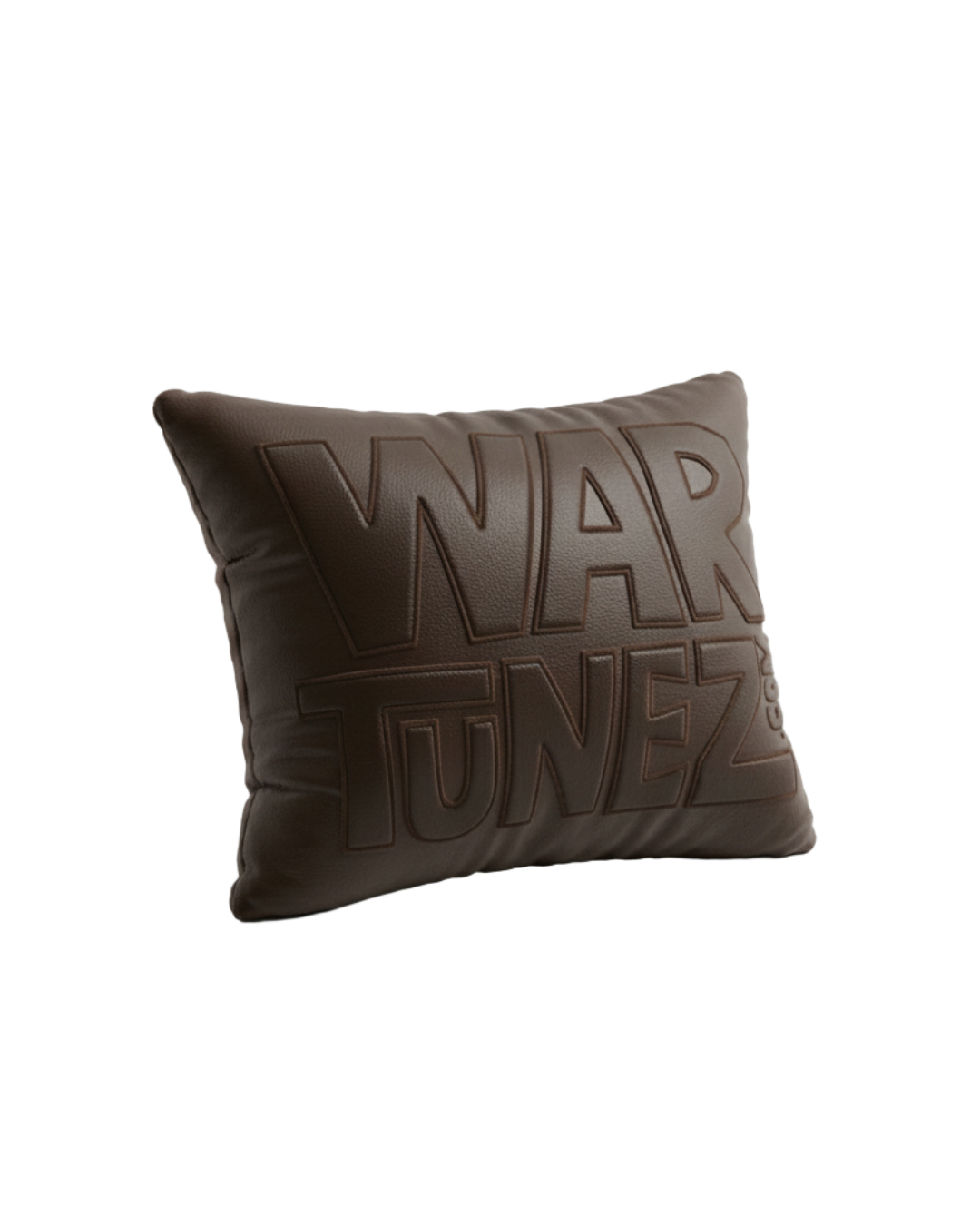 Dark Brown Leather Pillow