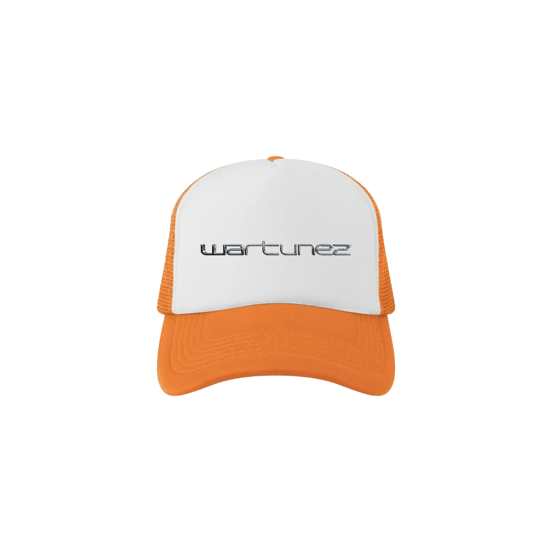 Orange Chrome Trucker