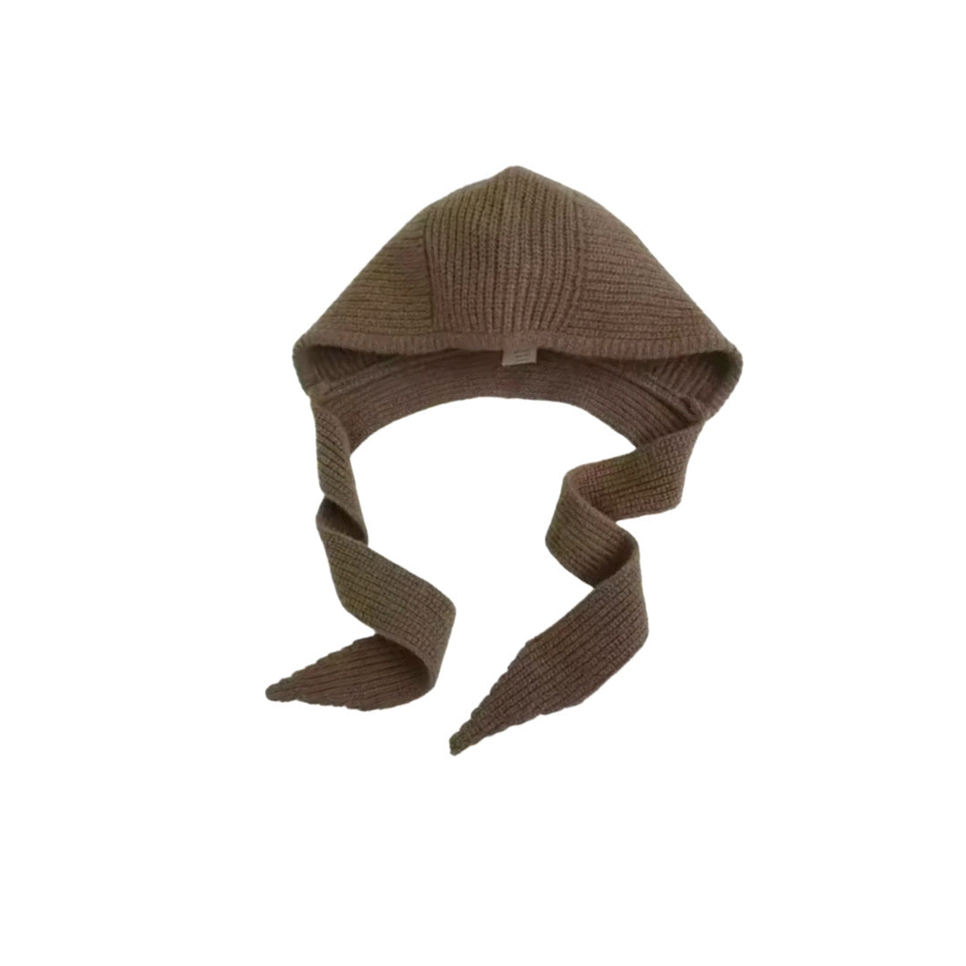 Brown Hooded Scarf