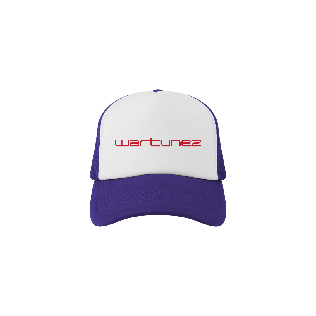 Purple And Red Trucker