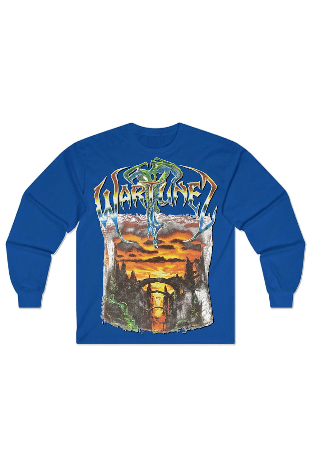 Royal Blue LS Band Tee