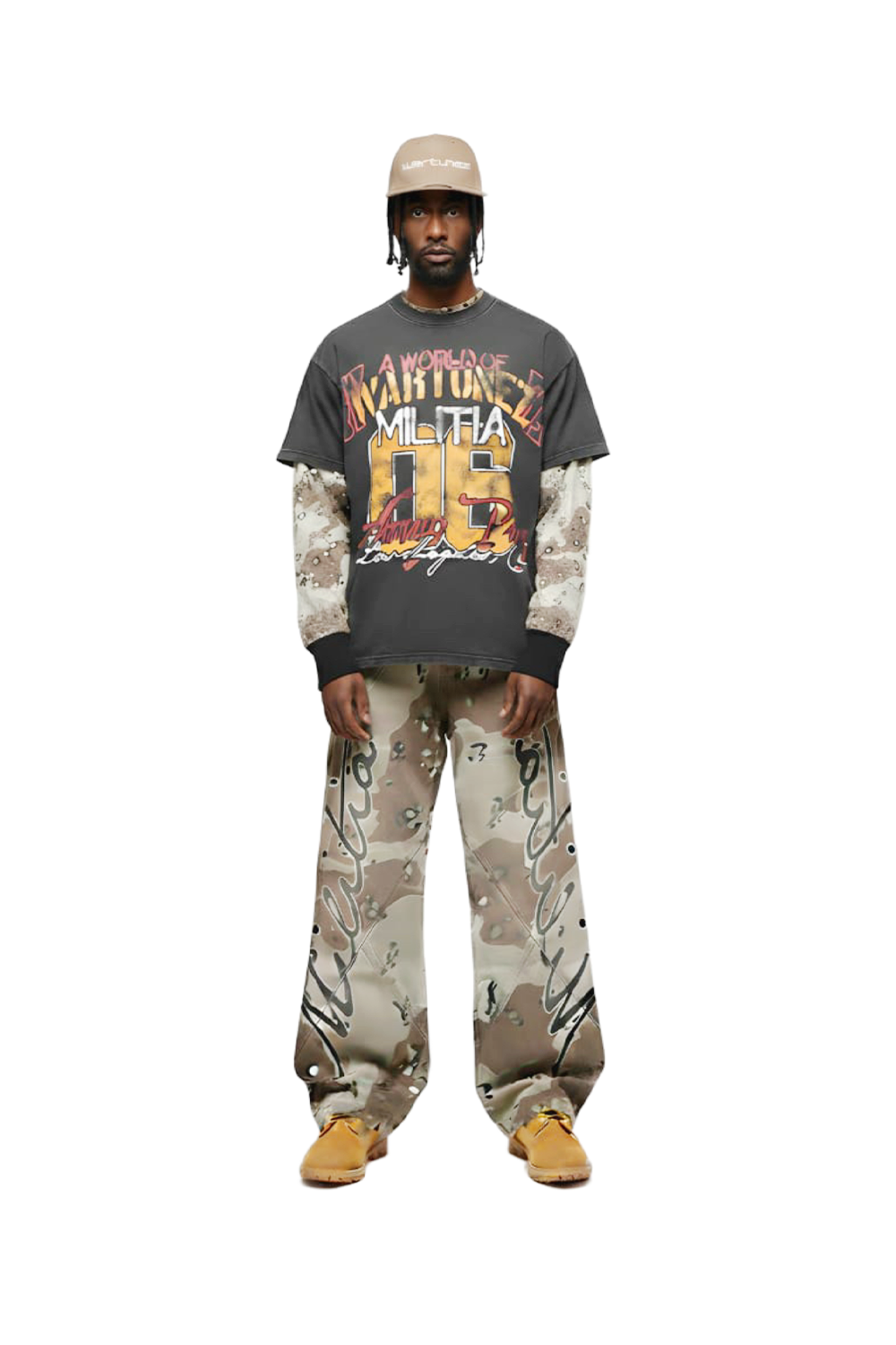 Desert Tan Militia Camo Pants