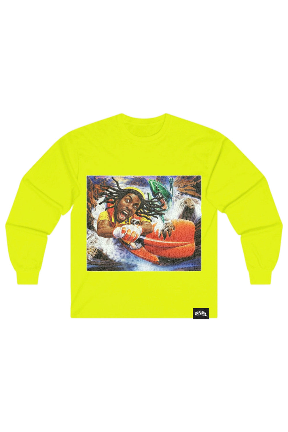 Yellow Waterfall LS Tee